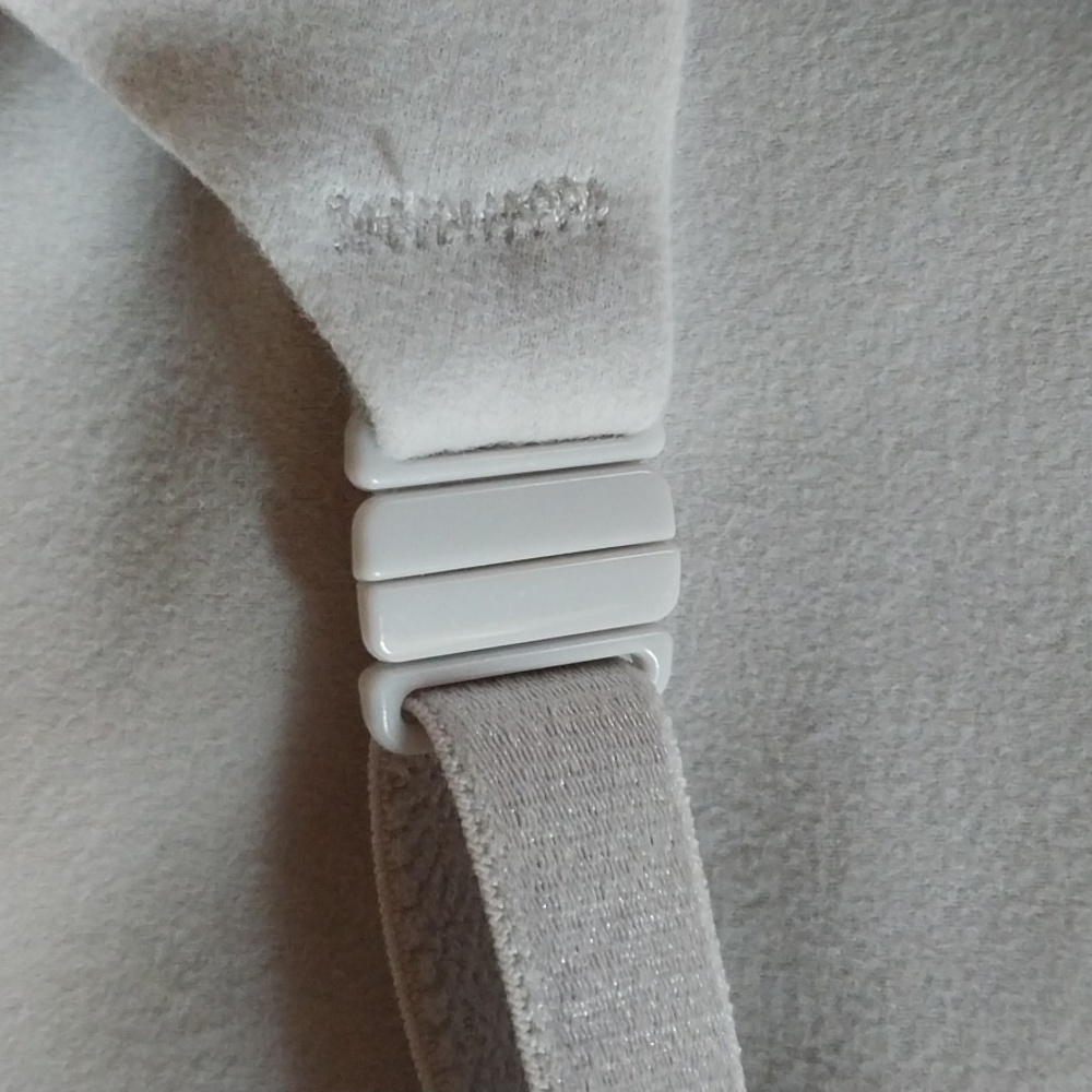 Victoria's Secret Push Up Bra 34DD Light Gray Neutral - Picture 3 of 7